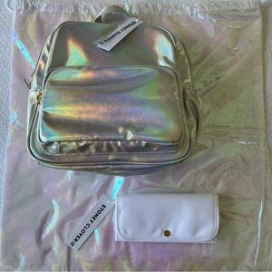 Stoney Clover Lane Shimmer Backpack Adult Straps and Wallet